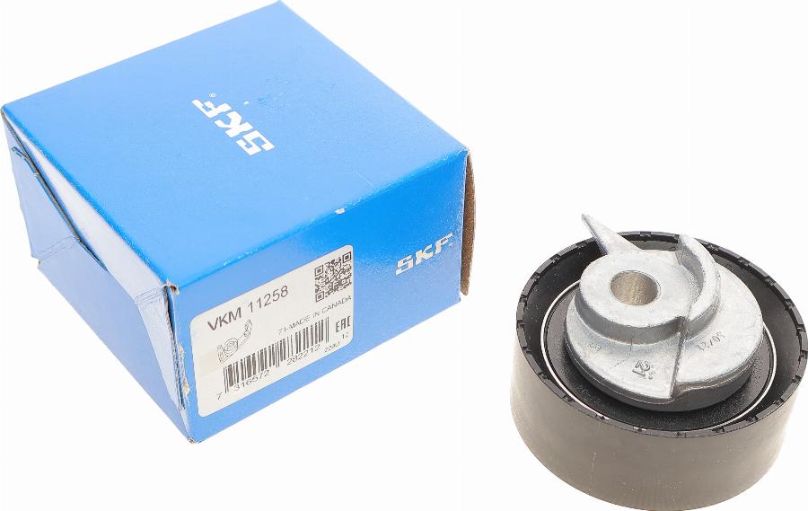 SKF VKM 11258 - Натяжной ролик, зубчатый ремень ГРМ unicars.by