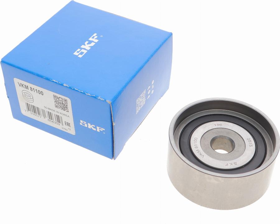 SKF VKM 81100 - Направляющий ролик, зубчатый ремень ГРМ unicars.by