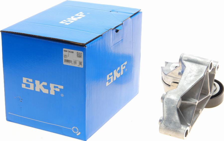 SKF VKM 34108 - Ролик, поликлиновый ремень unicars.by