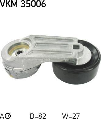 SKF VKM 35006 - Ролик, поликлиновый ремень unicars.by