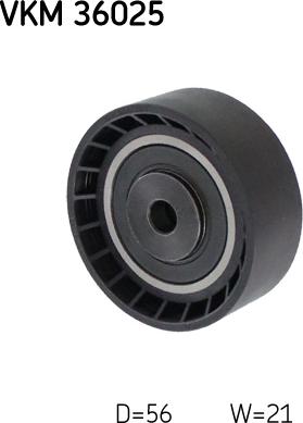 SKF VKM 36025 - Ролик, поликлиновый ремень unicars.by