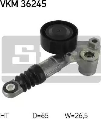 SKF VKM 36245 - Натяжитель, поликлиновый ремень unicars.by