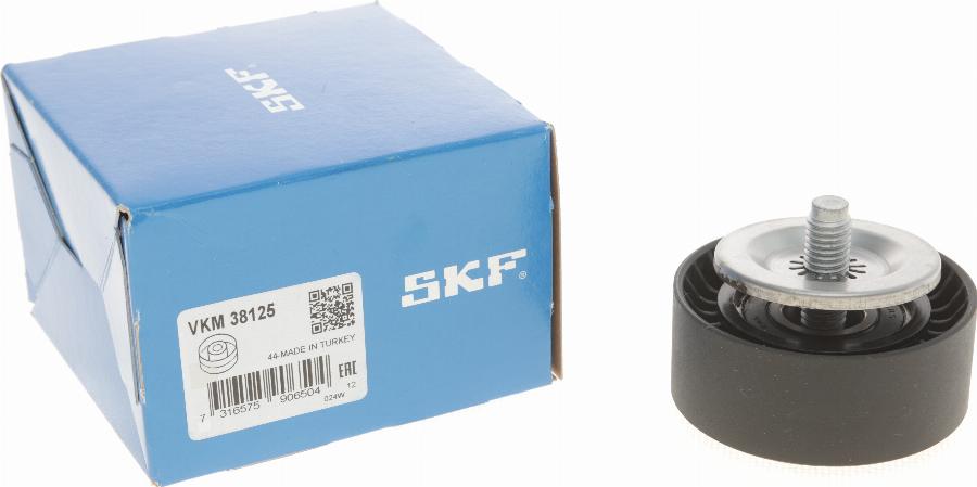 SKF VKM 38125 - Ролик, поликлиновый ремень unicars.by