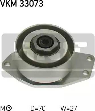 SKF VKM 33073 - Ролик, поликлиновый ремень unicars.by