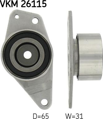 SKF VKM 26115 - Направляющий ролик, зубчатый ремень ГРМ unicars.by