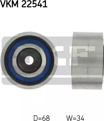 SKF VKM 22541 - Направляющий ролик, зубчатый ремень ГРМ unicars.by