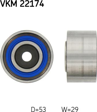 SKF VKM 22174 - Направляющий ролик, зубчатый ремень ГРМ unicars.by