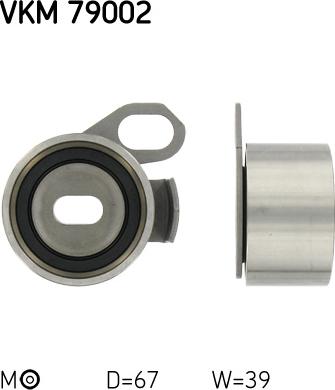 SKF VKM 79002 - Натяжной ролик, зубчатый ремень ГРМ unicars.by