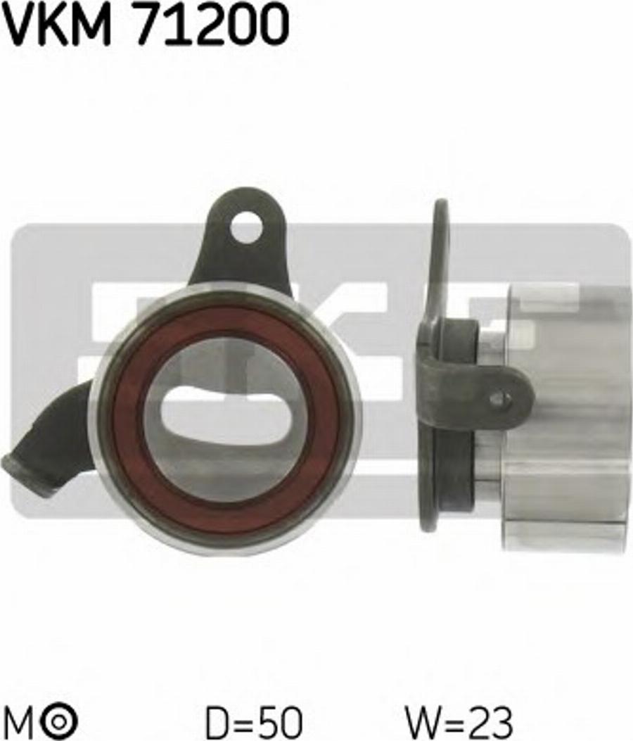 SKF VKM 71200 - Натяжной ролик, зубчатый ремень ГРМ unicars.by