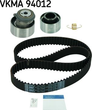 SKF VKMA 94012 - Комплект зубчатого ремня ГРМ unicars.by