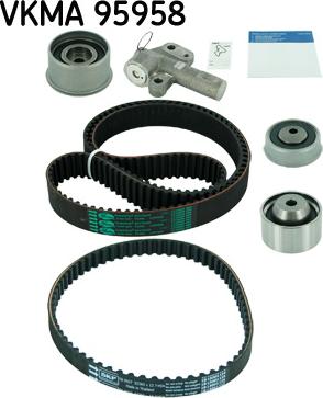 SKF VKMA 95958 - Комплект зубчатого ремня ГРМ unicars.by