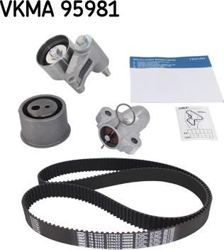 SKF VKMA 95981 - Комплект зубчатого ремня ГРМ unicars.by