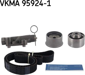 SKF VKMA 95924-1 - Комплект зубчатого ремня ГРМ unicars.by