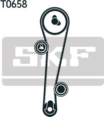 SKF VKMA 95655 - Комплект зубчатого ремня ГРМ unicars.by