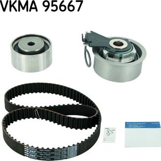 SKF VKMA 95667 - Комплект зубчатого ремня ГРМ unicars.by