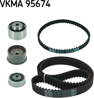 SKF VKMA 95674 - Комплект зубчатого ремня ГРМ unicars.by