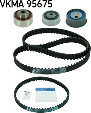 SKF VKMA 95675 - Комплект зубчатого ремня ГРМ unicars.by