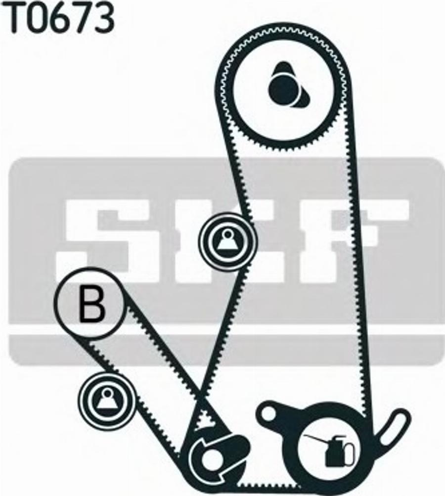 SKF VKMA95036 - Комплект зубчатого ремня ГРМ unicars.by