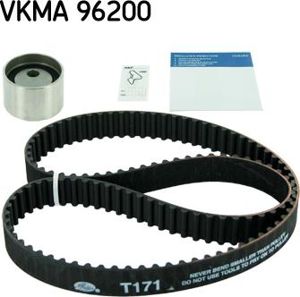 SKF VKMA 96200 - Комплект зубчатого ремня ГРМ unicars.by