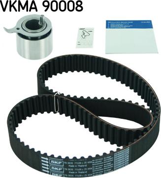 SKF VKMA 90008 - Комплект зубчатого ремня ГРМ unicars.by