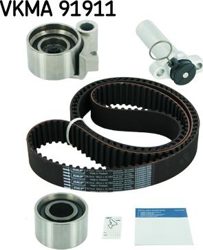 SKF VKMA 91911 - Комплект зубчатого ремня ГРМ unicars.by