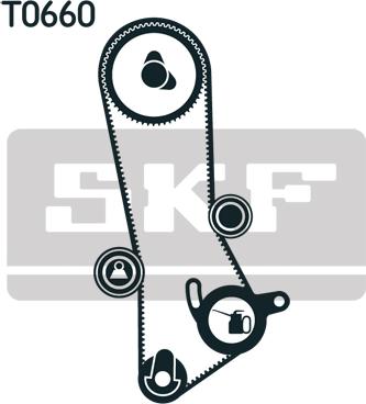 SKF VKMA 91201 - Комплект зубчатого ремня ГРМ unicars.by