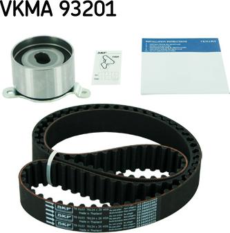 SKF VKMA 93201 - Комплект зубчатого ремня ГРМ unicars.by