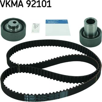 SKF VKMA 92101 - Комплект зубчатого ремня ГРМ unicars.by