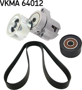 SKF VKMA 64012 - Поликлиновый ременный комплект unicars.by