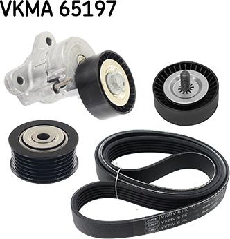 SKF VKMA 65197 - Поликлиновый ременный комплект unicars.by