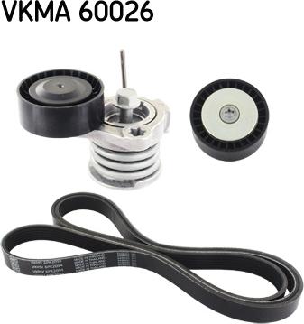 SKF VKMA 60026 - Поликлиновый ременный комплект unicars.by