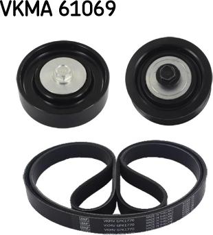 SKF VKMA 61069 - Поликлиновый ременный комплект unicars.by