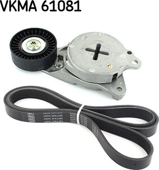 SKF VKMA 61081 - Поликлиновый ременный комплект unicars.by