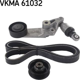 SKF VKMA 61032 - Поликлиновый ременный комплект unicars.by