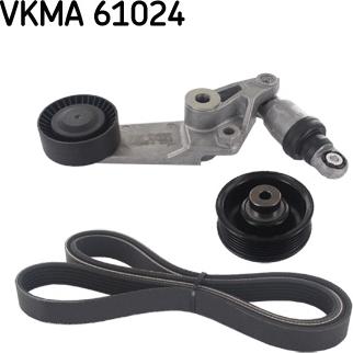 SKF VKMA 61024 - Поликлиновый ременный комплект unicars.by