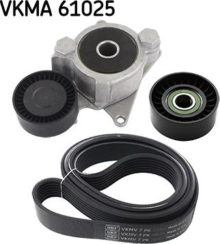 SKF VKMA 61025 - Поликлиновый ременный комплект unicars.by