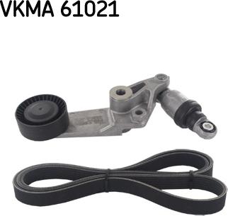 SKF VKMA 61021 - Поликлиновый ременный комплект unicars.by