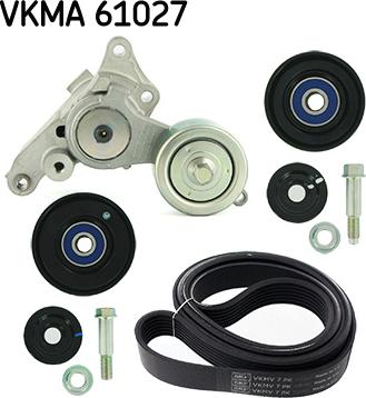 SKF VKMA 61027 - Поликлиновый ременный комплект unicars.by