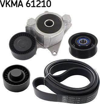 SKF VKMA 61210 - Поликлиновый ременный комплект unicars.by