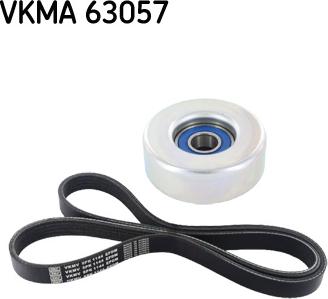 SKF VKMA 63057 - Поликлиновый ременный комплект unicars.by