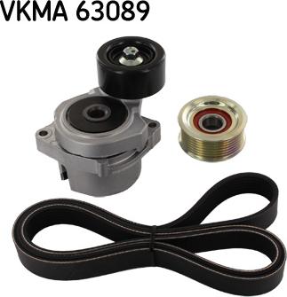 SKF VKMA 63089 - Поликлиновый ременный комплект unicars.by