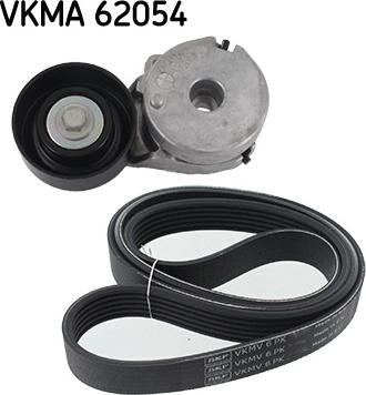 SKF VKMA 62054 - Поликлиновый ременный комплект unicars.by