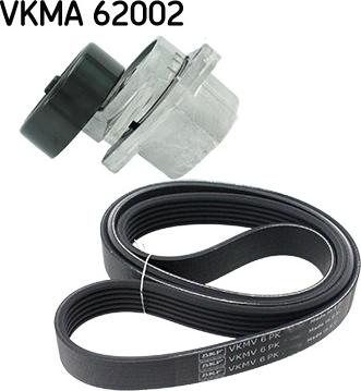 SKF VKMA 62002 - Поликлиновый ременный комплект unicars.by