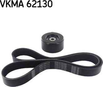 SKF VKMA 62130 - Поликлиновый ременный комплект unicars.by