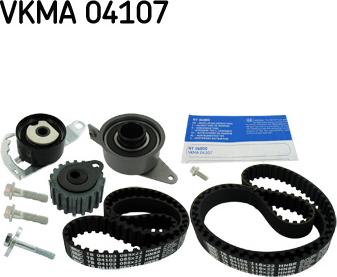 SKF VKMA 04107 - Комплект зубчатого ремня ГРМ unicars.by