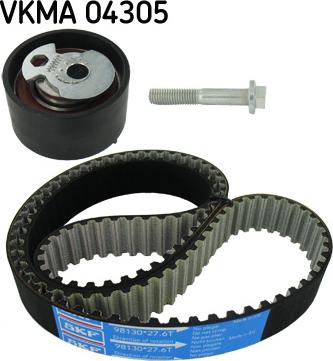 SKF VKMA 04305 - Комплект зубчатого ремня ГРМ unicars.by