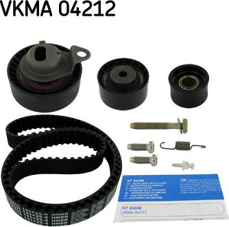 SKF VKMA 04212 - Комплект зубчатого ремня ГРМ unicars.by