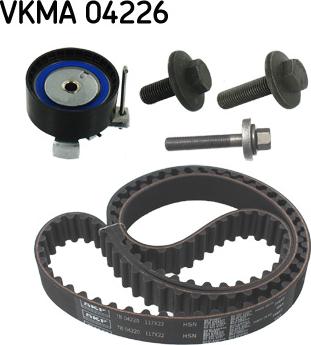 SKF VKMA 04226 - Комплект зубчатого ремня ГРМ unicars.by