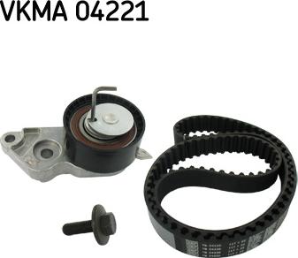 SKF VKMA 04221 - Комплект зубчатого ремня ГРМ unicars.by