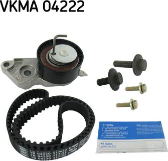 SKF VKMA 04222 - Комплект зубчатого ремня ГРМ unicars.by